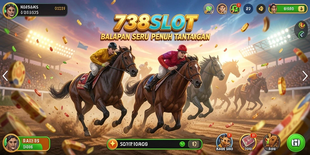 Tampilan gameplay seru dan menegangkan dari 738SLOT.