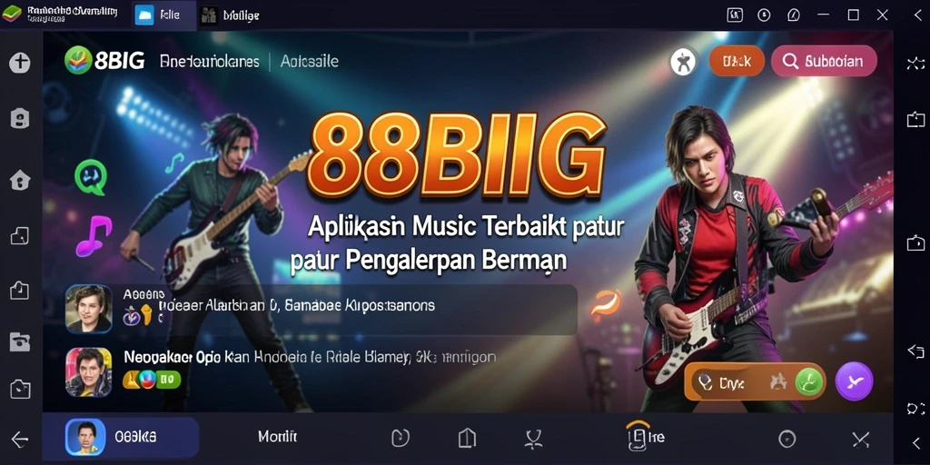 Tampilan menarik dari gameplay 88BIG yang penuh warna dan ceria.