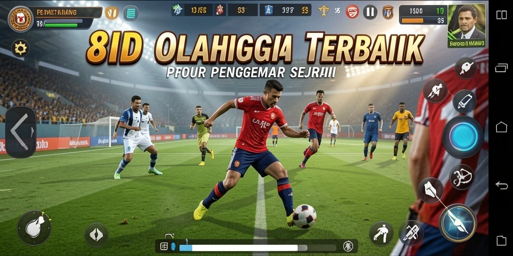 Tampilan gameplay menarik dari 8ID yang menunjukkan aksi olahraga.