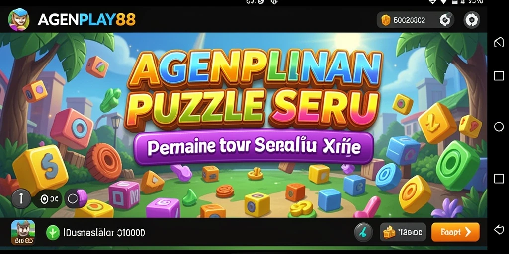 Screenshot AGENPLAY88 menampilkan gameplay seru dengan tantangan puzzle yang beragam.