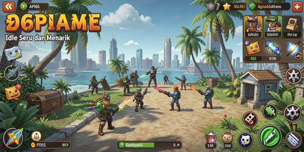 Tampilan gameplay API66 yang menarik dan sederhana.