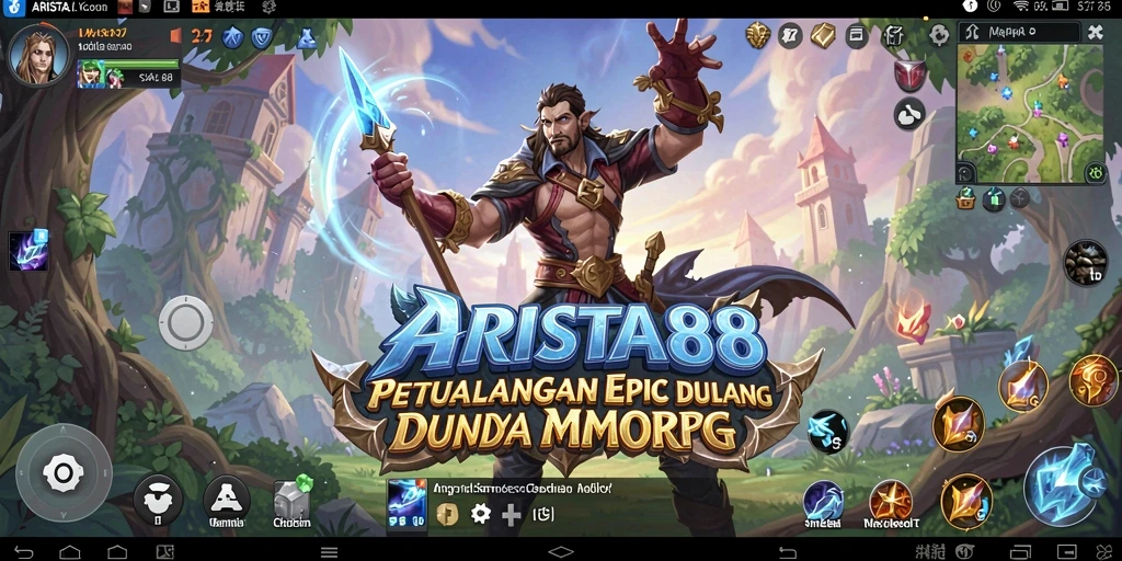 Tampilan gameplay seru di dunia MMORPG ARISTA88.