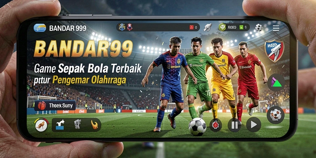 Tampilan gameplay BANDAR99 yang menarik saat pertandingan sepak bola.