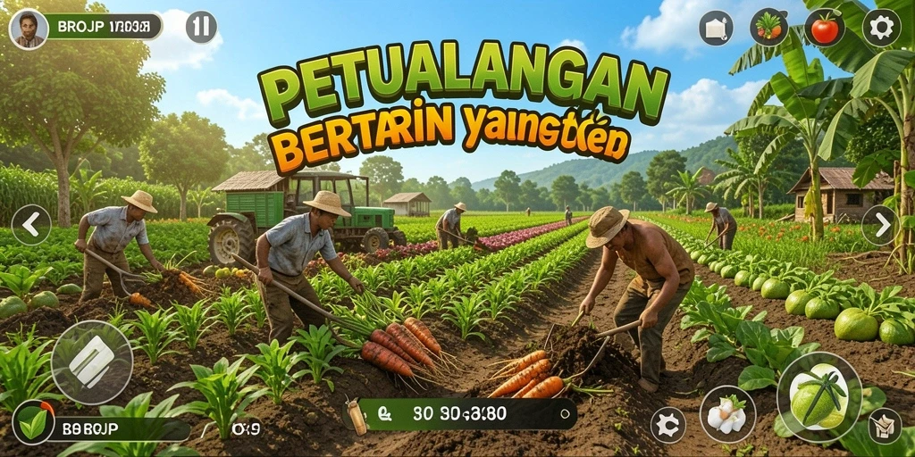 Tampilan gameplay BROJP yang seru dan menarik.