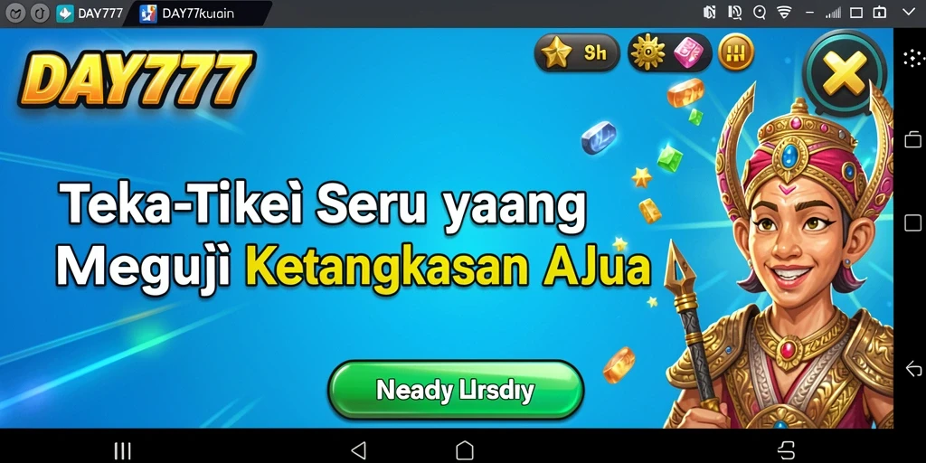 Tampilan gameplay DAY777 yang menantang dan seru.