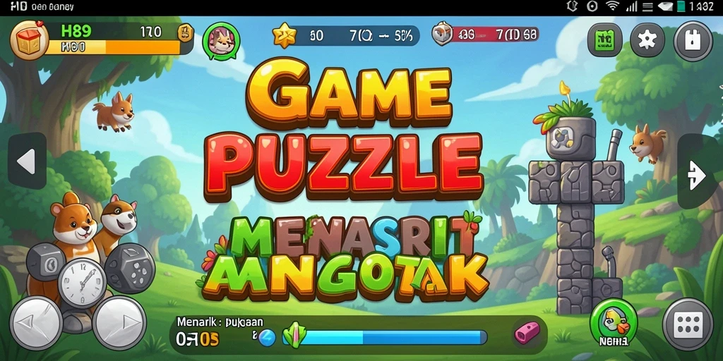 Screenshot gameplay H89 menampilkan tantangan teka-teki yang seru.