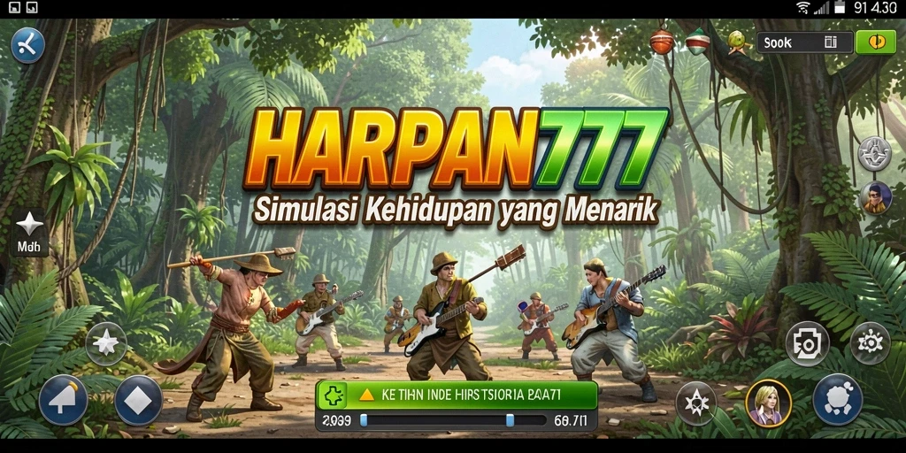 Tampilan gameplay menarik dari HARAPAN777 yang menunjukkan interaksi sosial.
