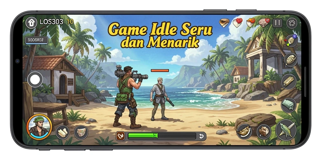 Tampilan gameplay menawan dari LOS303 yang menunjukkan pengelolaan sumber daya.