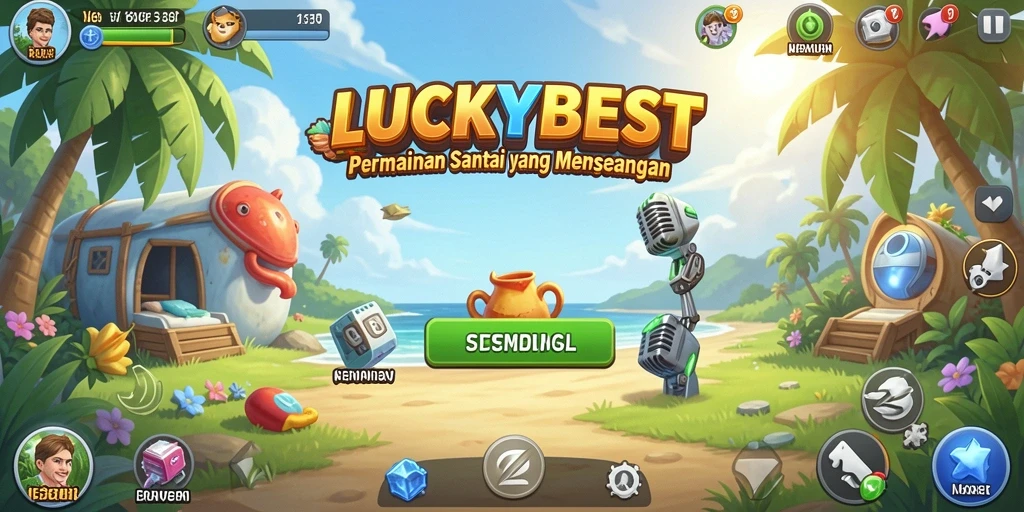Screenshot LUCKYBEST menampilkan gameplay yang menarik dan penuh warna.