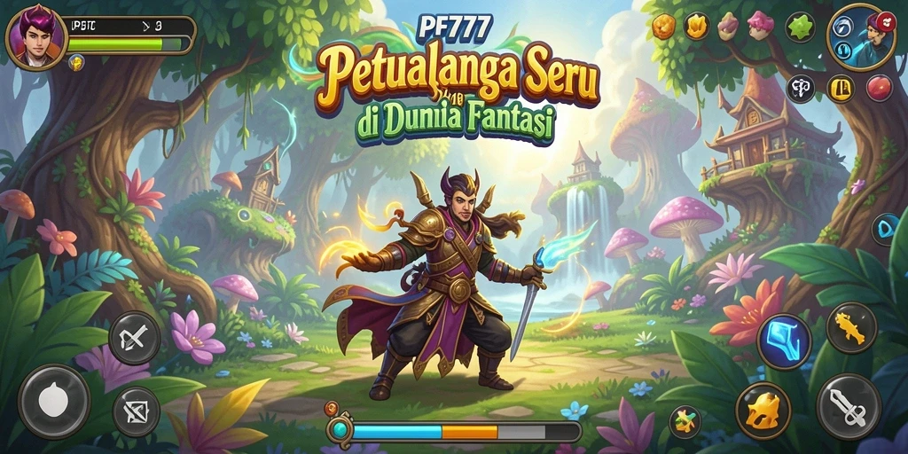 Tampilan screenshot utama PF777 menampilkan aksi petualangan yang mendebarkan.