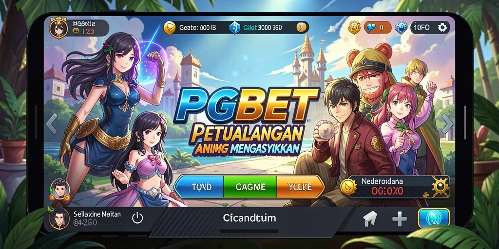 Tampilan gameplay seru dalam PGBET dengan karakter Anime ikonik.