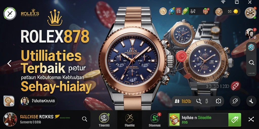 Screenshot tampilan antarmuka pengguna ROLEX878 yang intuitif.