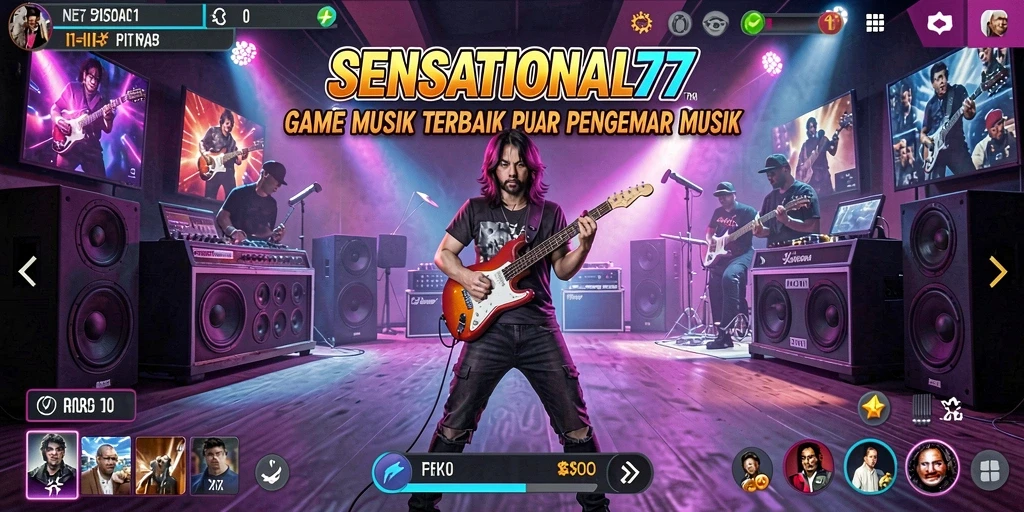 Tampilan gameplay SENSATIONAL77 yang seru dan interaktif.