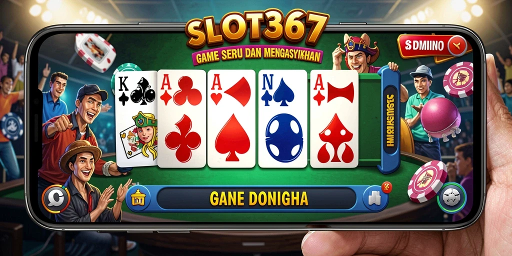 Screenshot gameplay SLOT367 yang menunjukkan suasana permainan domino.