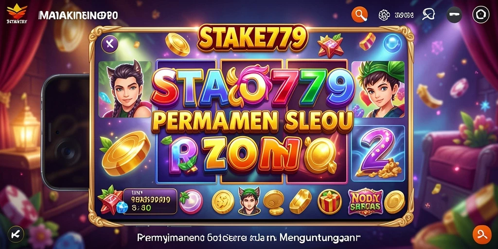 Tampilan gameplay STAKE779 yang menarik dengan berbagai mesin slot.
