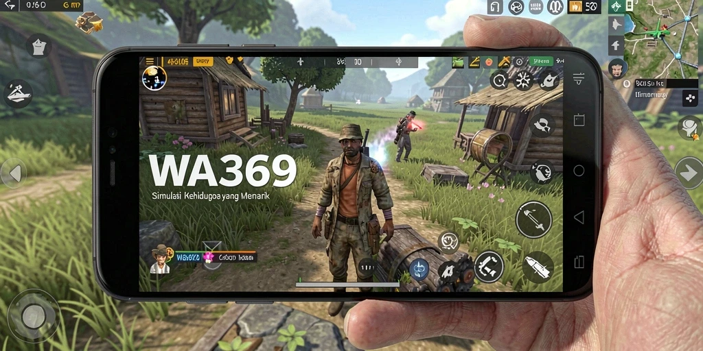 Tampilan gameplay WA369 dengan interaksi mendalam dalam simulasi kehidupan.