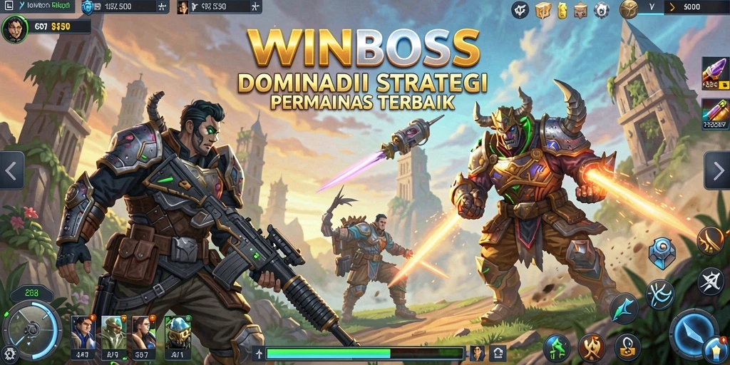 Tampilan gameplay epik di WINBOSS dengan strategi mendalam dan visual menarik.
